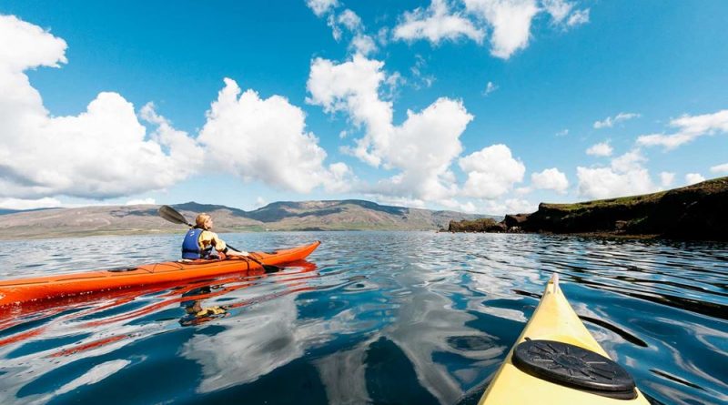 The kayaking fun and serenity