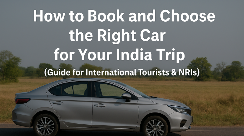 how to book a car for rent in India